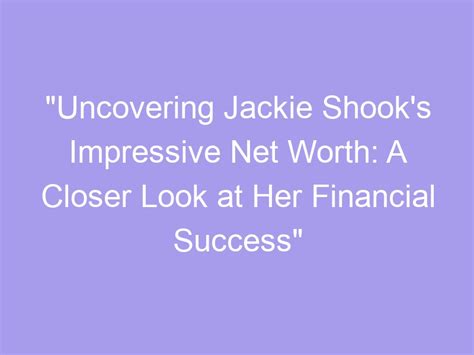 A Closer Look at Aeko Jung's Impressive Financial Success