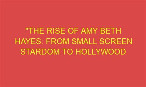 Amy Shores: Rise to Stardom
