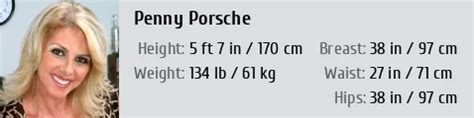 An In-Depth Look at Penny Porsche's Body Measurements