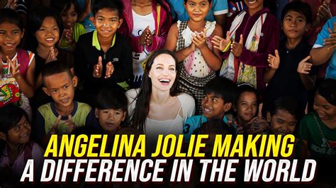 Angelina's Philanthropic Endeavors: Making a Difference in the World