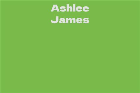 Ashlee James: A Rising Star in the Fashion Industry