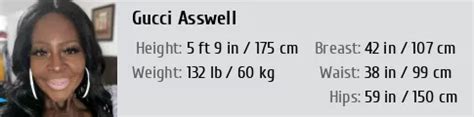 Asswell's Height, Figure, and Personal Style