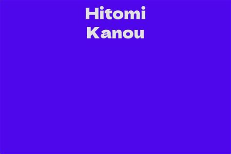 Beyond the Lens: Exploring Hitomi Kanou's Financial Success