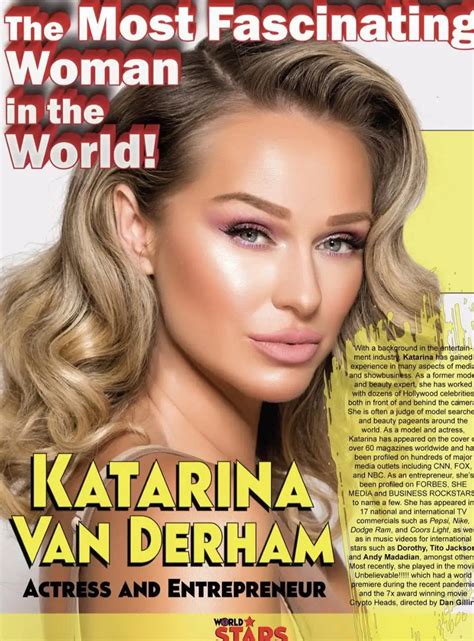 Beyond the Runway: Katarina Van Derham's Diverse Career