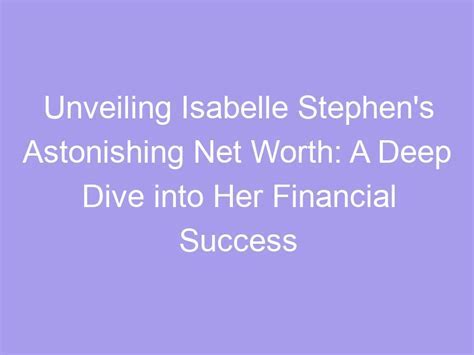 Chastity's Financial Success: A Deeper Dive into Her Monetary Accomplishments