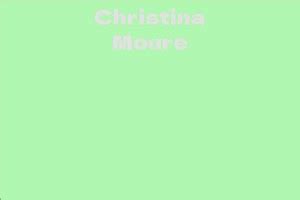 Christina Moure's Figure: Important Details