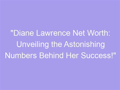 Diane Suresne's Net Worth: Unveiling the Numbers