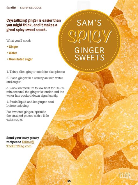Discovering the Background of Ginger Sweets