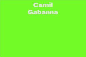 Discovering the Enigma Behind Camil Gabanna's Distinctive Fashion Sense