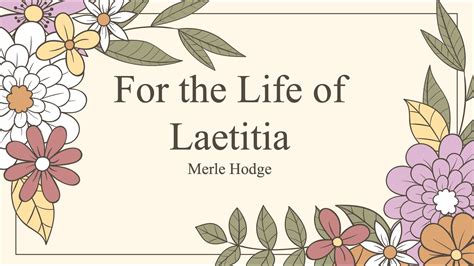 Early Life and Background of Laetitia