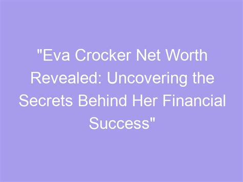 Eva Crawford: Financial Success