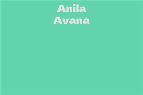 Exploring Anila Avana's Contributions to Philanthropy