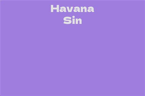 Exploring Havana Sin's Journey Through Time