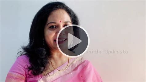 Exploring Sunitha Upadrashta's Early Life and Education