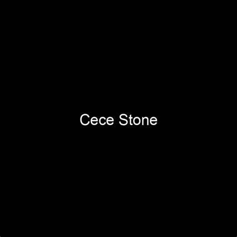 Financial Triumph: A Look into Cece Stone's Wealth