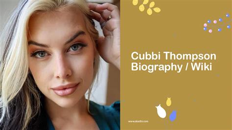 Future Plans and Projects of Cubbi Thompson