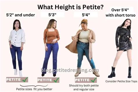 Height: from petite to powerful