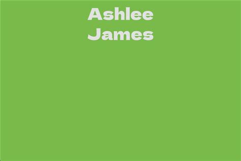 Highlights of Ashlee James' Fashion Career