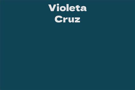 Introduction to Violeta Cruz's Life Journey