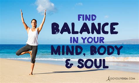 Maintaining a Balanced Body and Mind