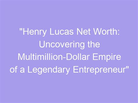 Net Worth: Building a Multimillion-Dollar Empire