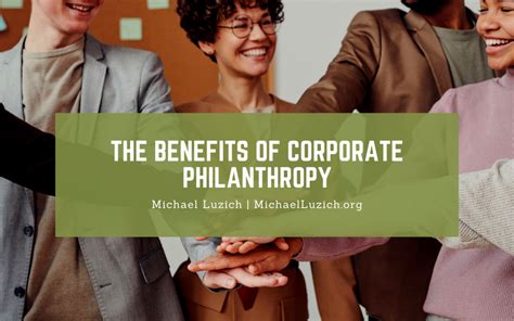 Philanthropic Work and Financial Success