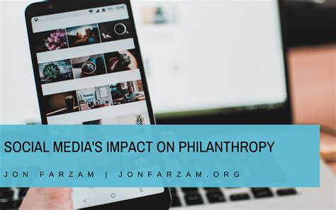 Philanthropy and Impact on Social Media