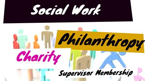 Philanthropy and Social Activities