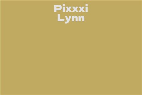 Pixxxi Lynn's Net Worth: Counting the Dollars