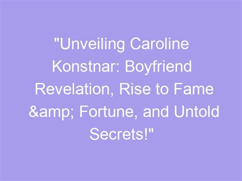 Rising to Fame: Caroline's Career Path