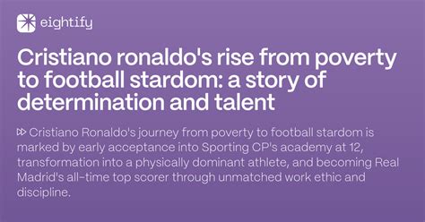 Rising to Football Stardom