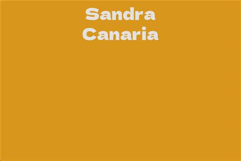 Sandra Canaria: A Rising Star in the Entertainment Industry