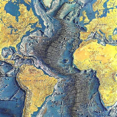The Groundbreaking Atlantic Ocean Floor Map