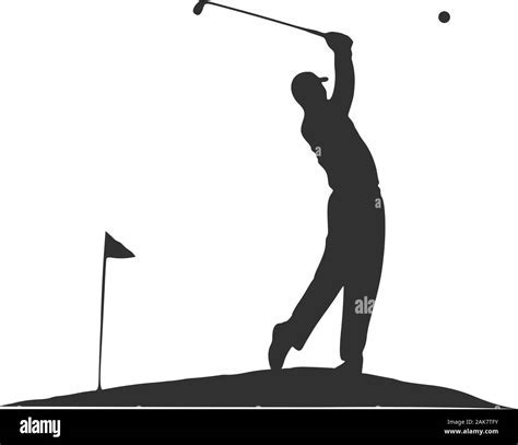 The Striking Golfer's Height and Silhouette