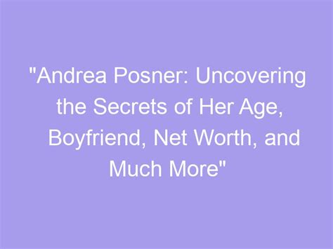 Uncovering the Secrets of Andrea English’s Age