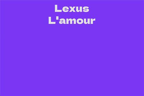 Understanding the Financial Value of Lexus Lamour