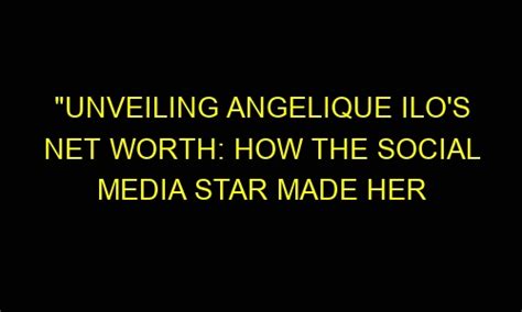 Unveiling Angelique's Personal Details