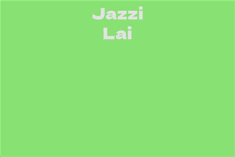 Unveiling Jazzi Lai's Unique Style and Fashion Sense