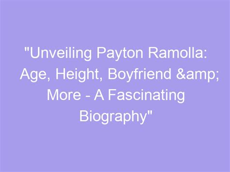 Unveiling Payton's Astonishing Physique