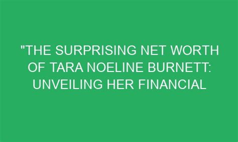 Unveiling Tara Allison's Financial Success