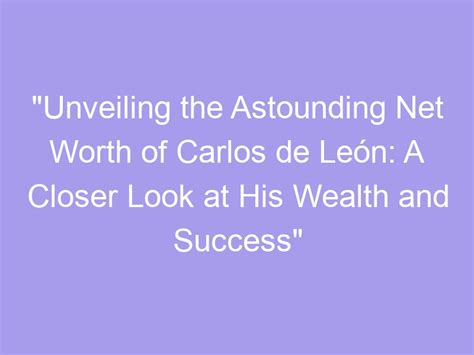 Unveiling the Astounding Wealth and Remarkable Achievements of Tex Keith