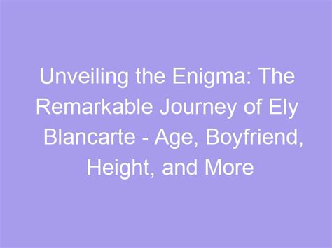 Unveiling the Enigma: The Inspirational Journey of a Remarkable Individual